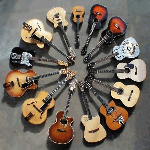 عکس انواع گیتار