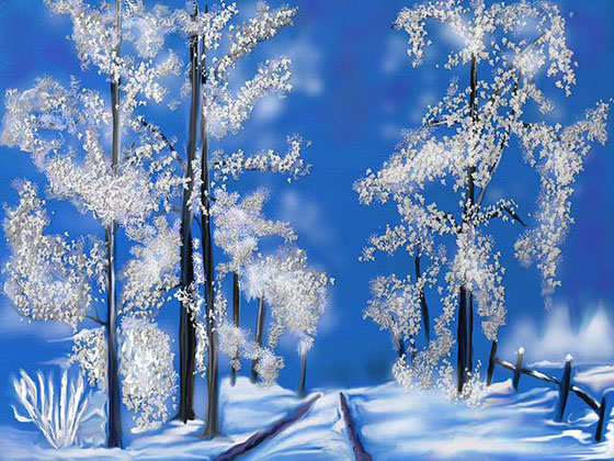 عکس فانتزی زمستان برفی (2)